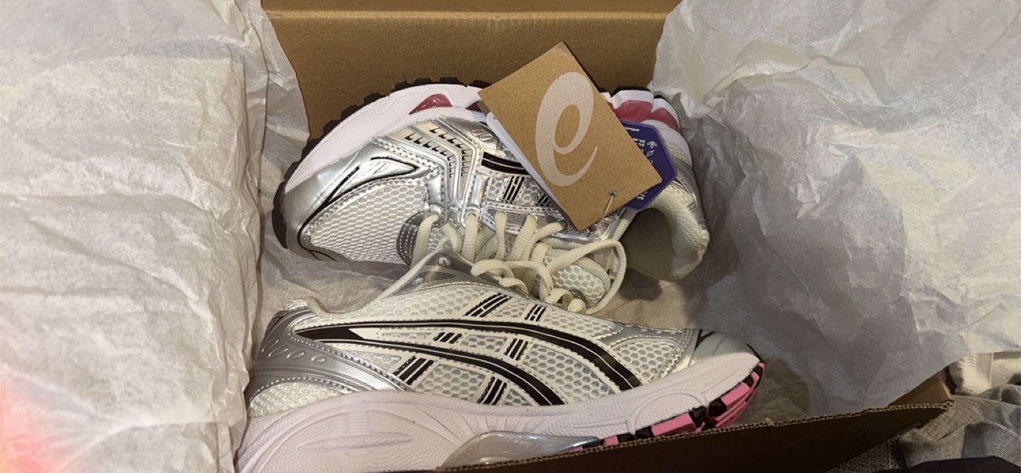 New Asics Gel-1090 Running Shoes, Silver/Pink - photo 5