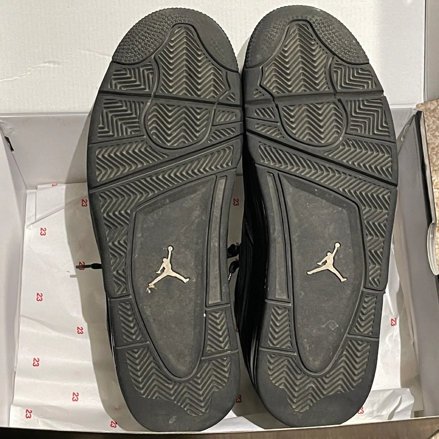 Nike Air Jordan 4 RM Black/White, Size 11 image indicator(6)