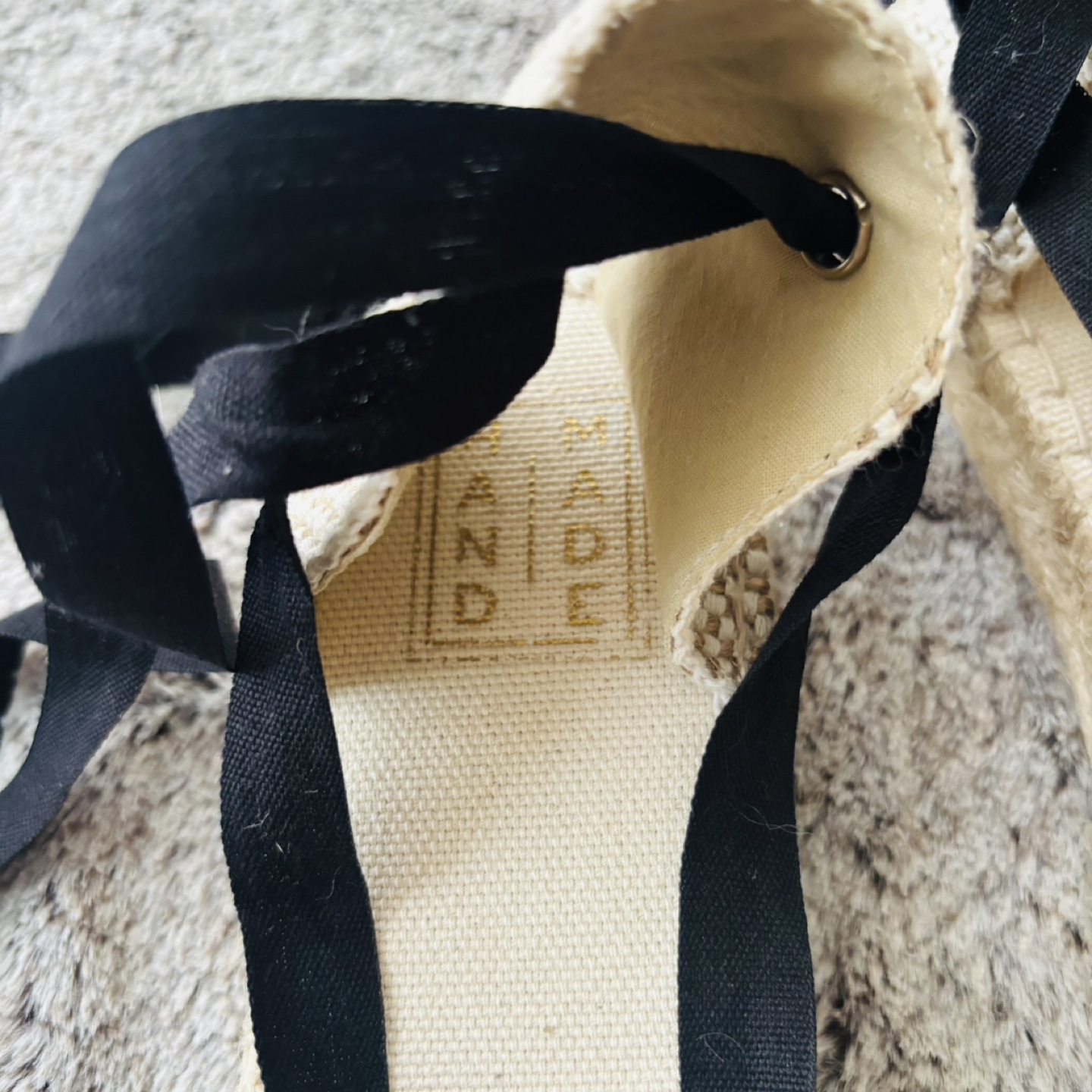 Handmade Espadrille Flats - Size 9 - photo 2