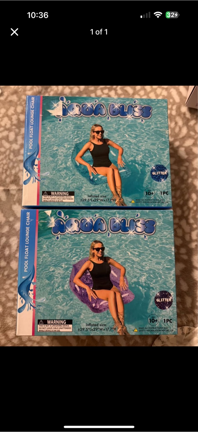Aqua Bliss Pool Float Lounge Chair - New - photo 2