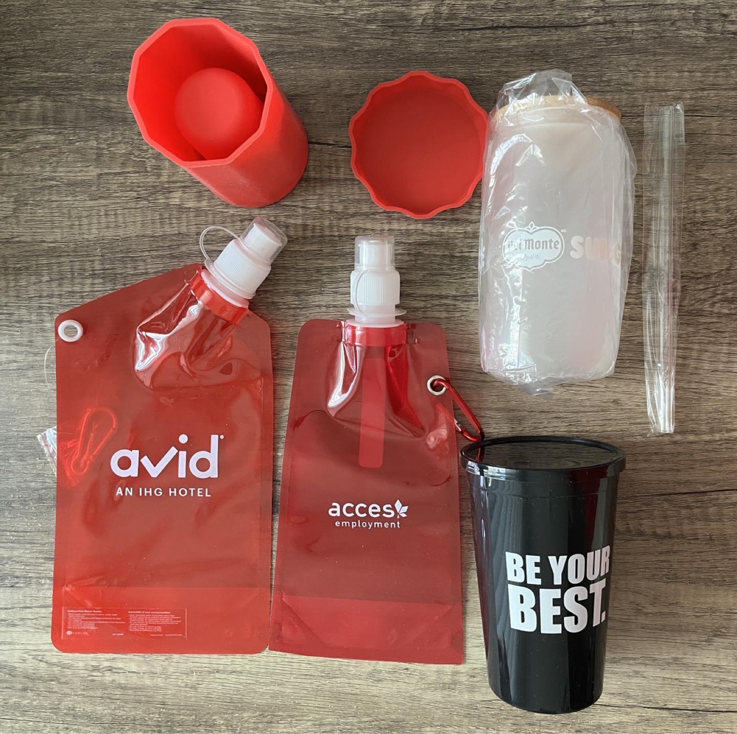 Assorted Bottles, Cups, Ice Cube Makers (NEW)