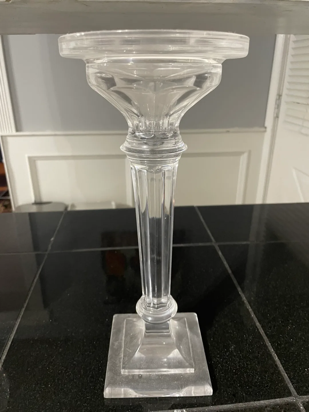 Clear Glass Candle Holder thumbnail
