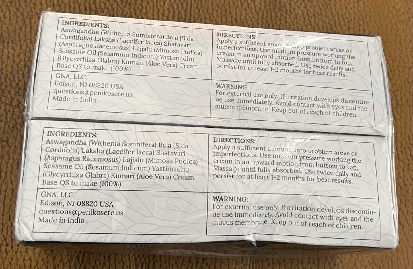 New Penikosete Varicose Vein Cream (Pack of 2) - photo 3