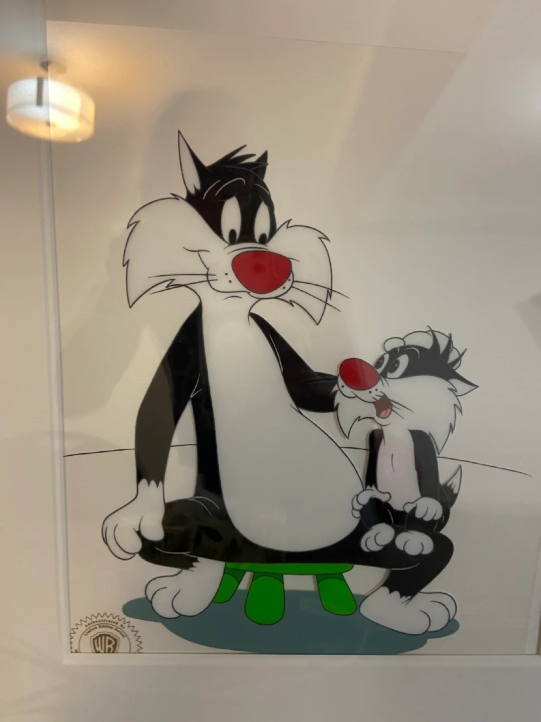 Sylvester and Son Framed Animation Cel image indicator(2)