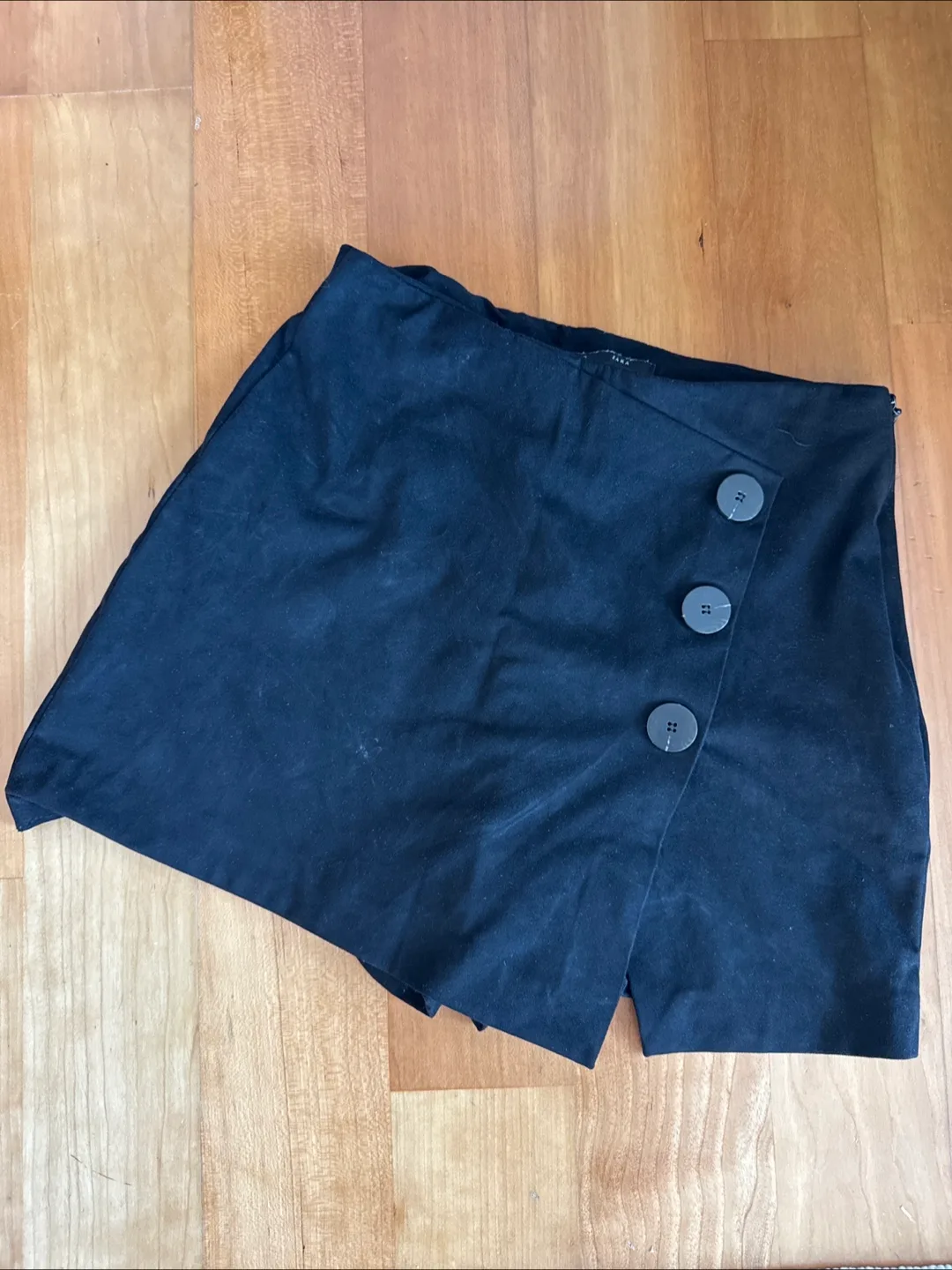 Zara Black Mini Skort - Size XS thumbnail