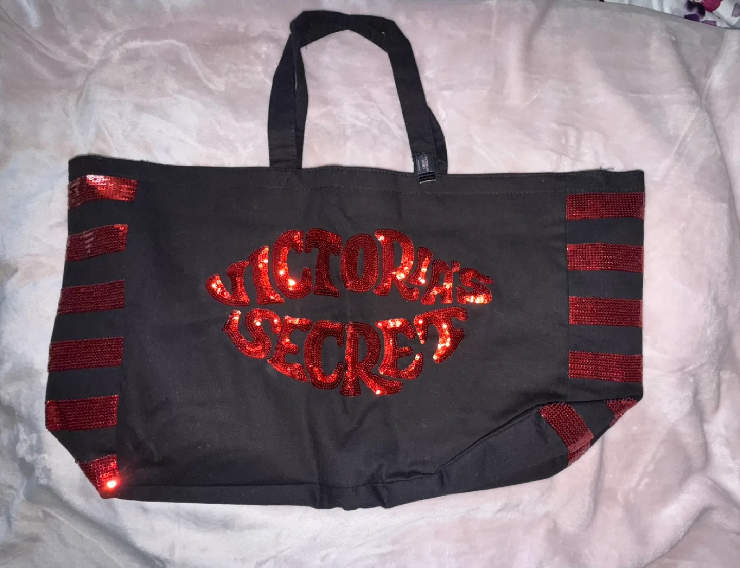 Victoria's Secret Black Tote Bag thumbnail