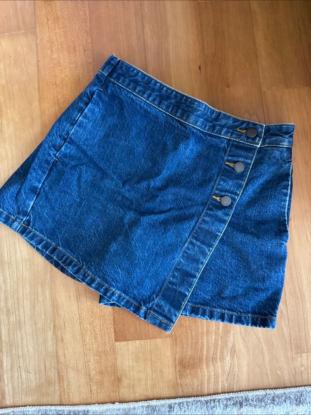Denim Mini Skort - Size S thumbnail