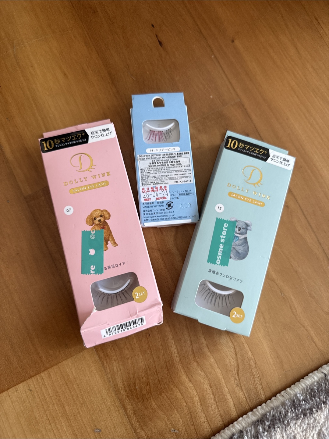 5 Sets Dolly Wink Salon Eye Lashes