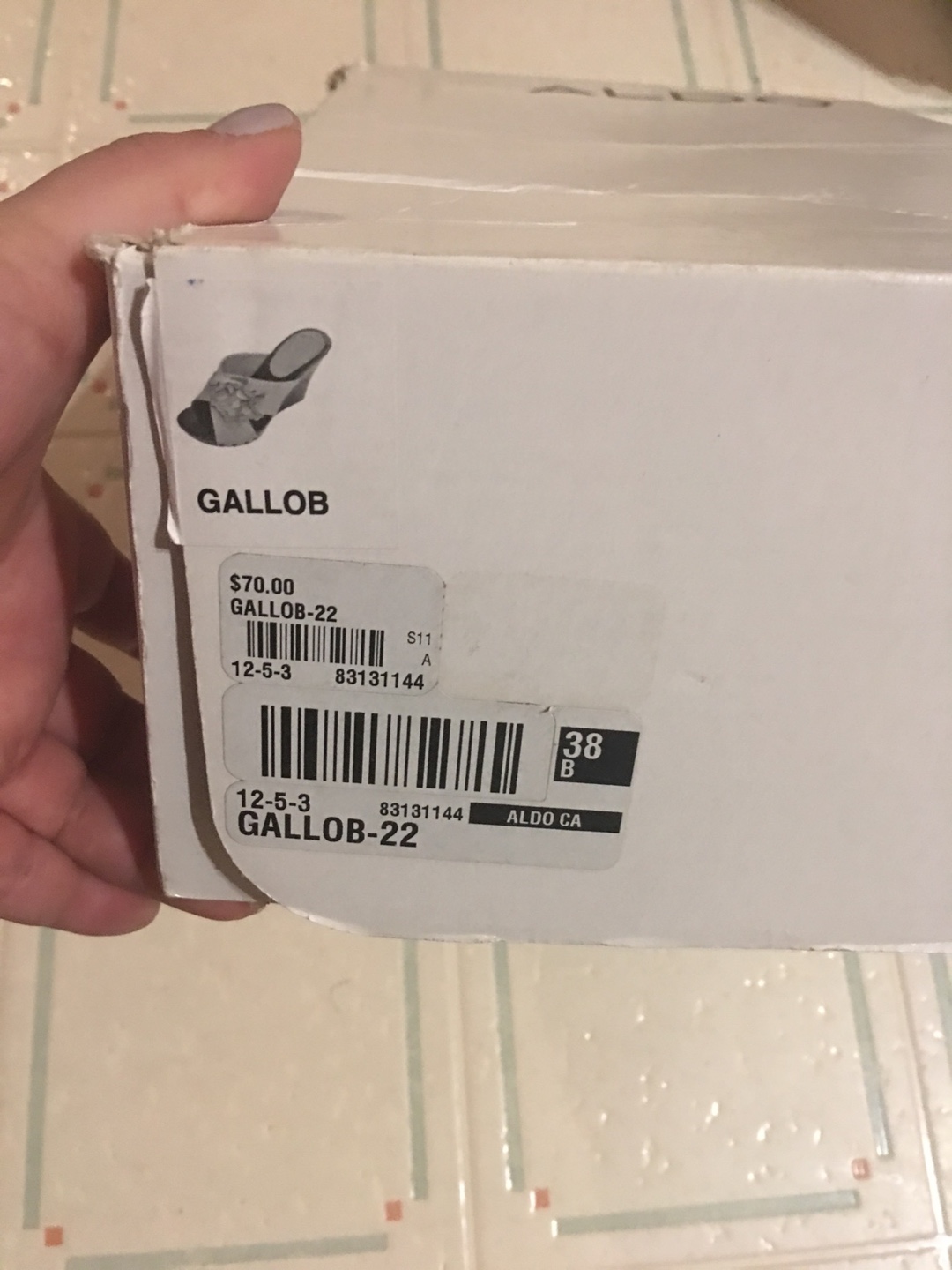 Aldo Gallob-22 Brown Heeled Sandals - Size 8 - photo 2