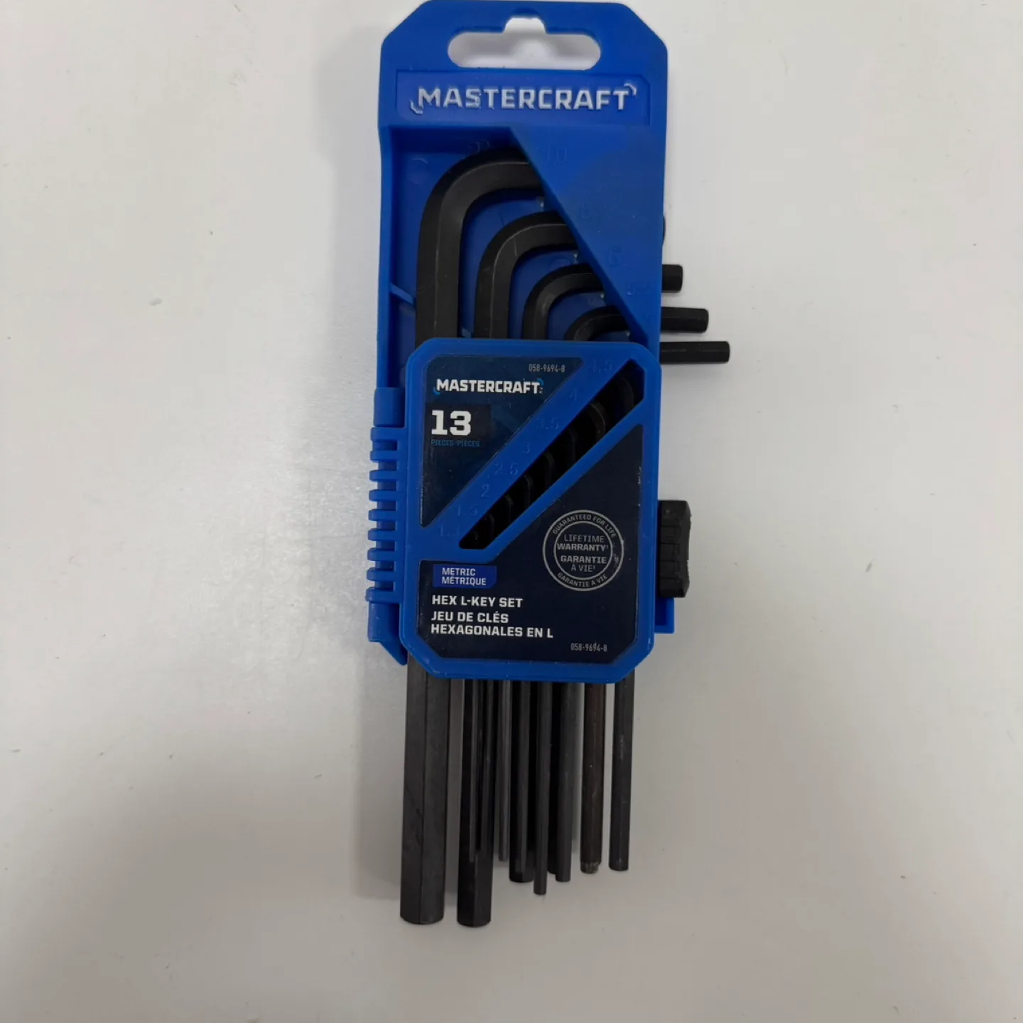 Mastercraft 13-Piece Metric Hex Key Set (New) thumbnail