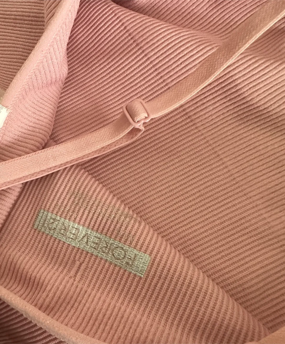 Medium/Large Pink Ribbed Cami Top image indicator(2)