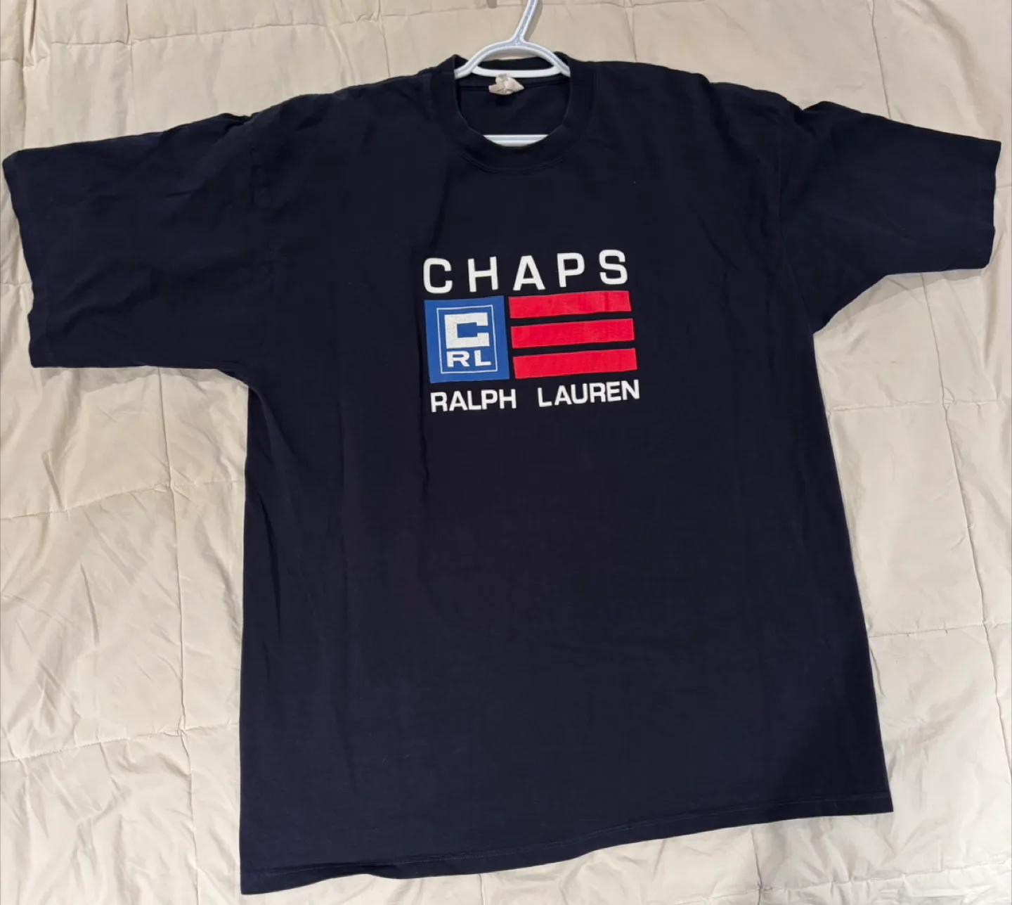 Vintage Chaps Ralph Lauren Tee Men's XL - Pics For Measurements thumbnail