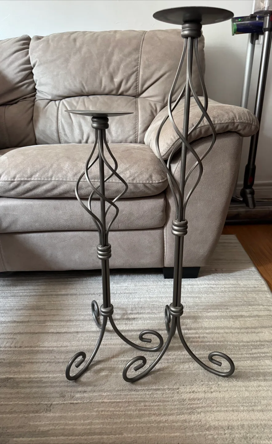 Metal Candle Holders - Set of 2 thumbnail