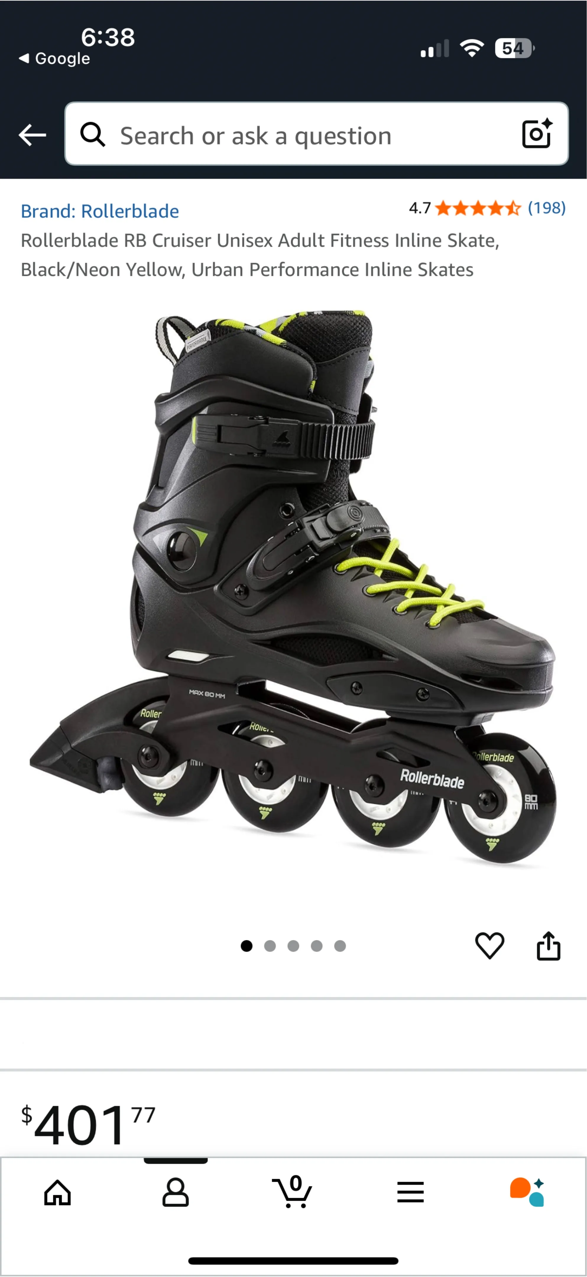 Rollerblade RB Cruiser Inline Skates - US 10 image indicator(2)