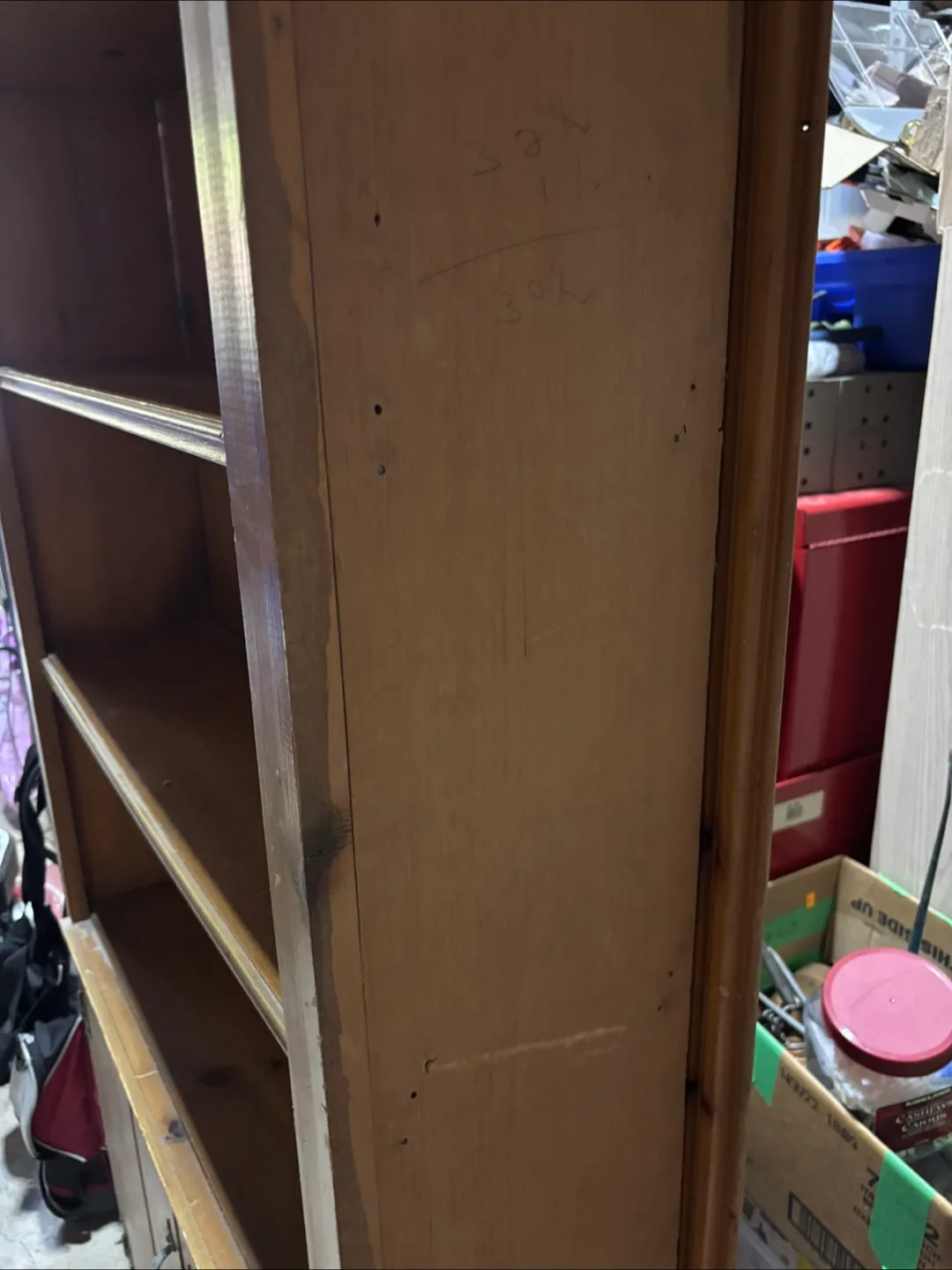 Wooden Bookcase with Cabinet image indicator(4)
