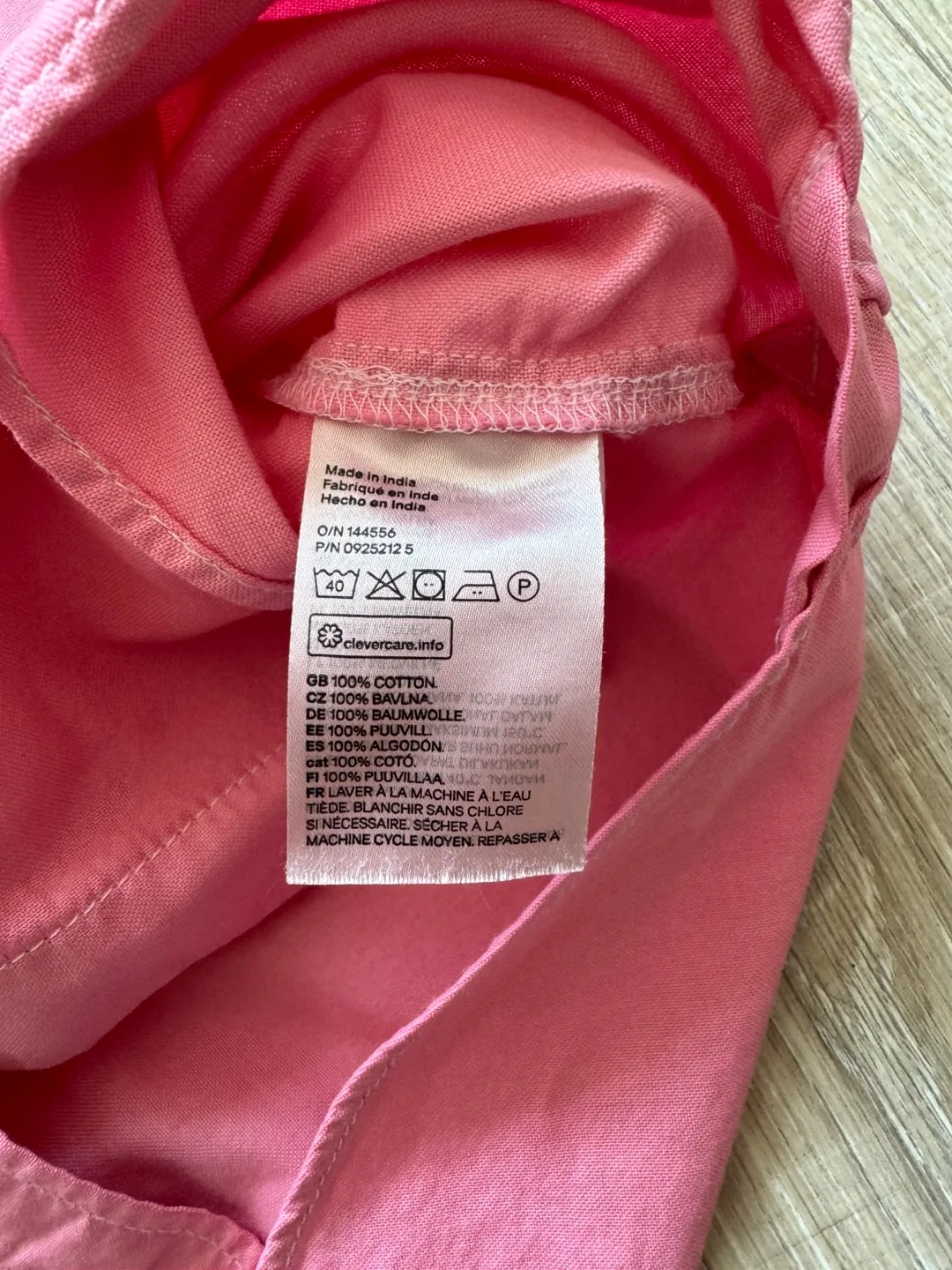 Rachel Roy Pink Button Down Oversized Shirt sz S image indicator(6)