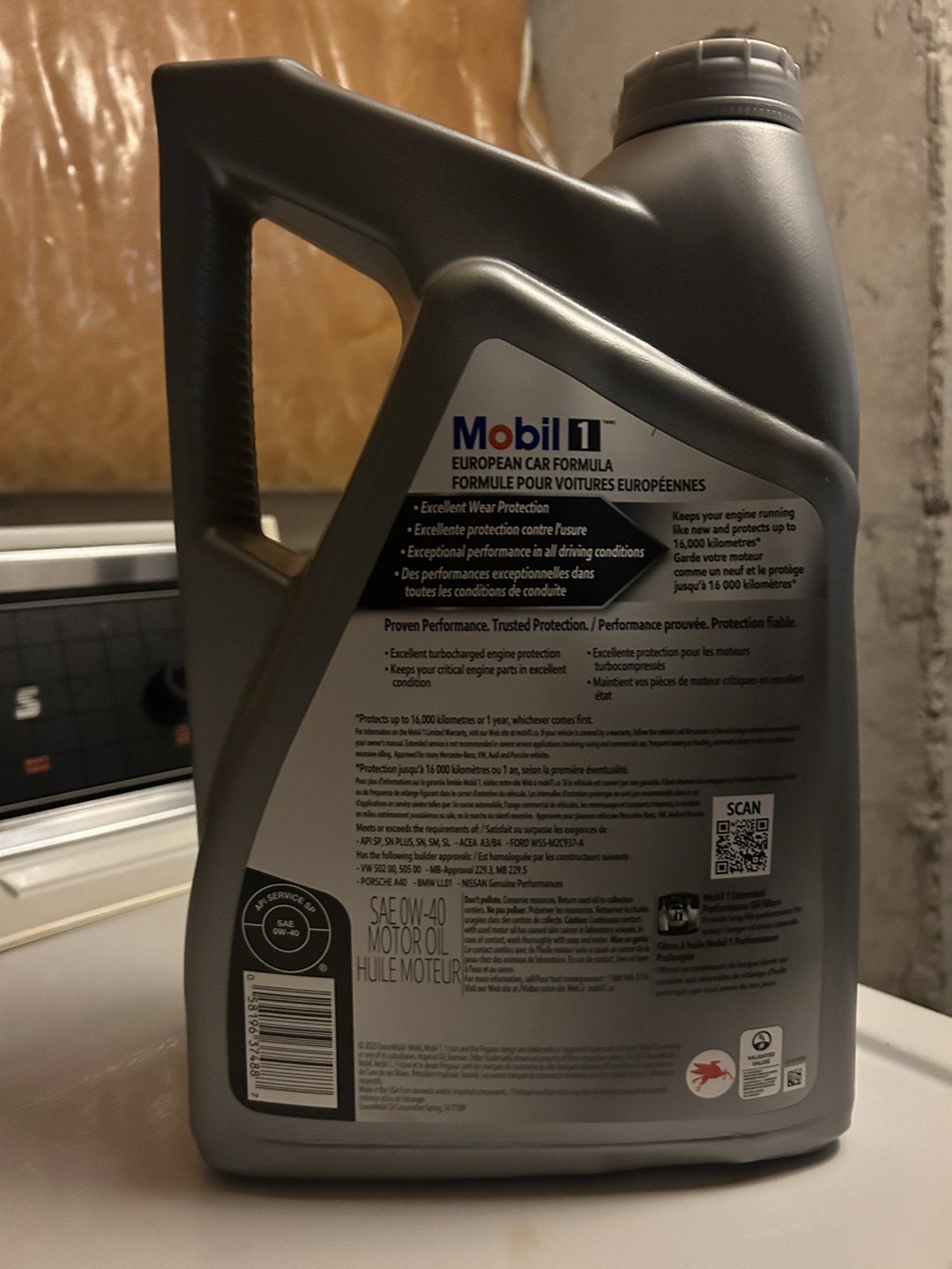 Mobil 1 0W-40 European Car Formula Motor Oil - photo 3