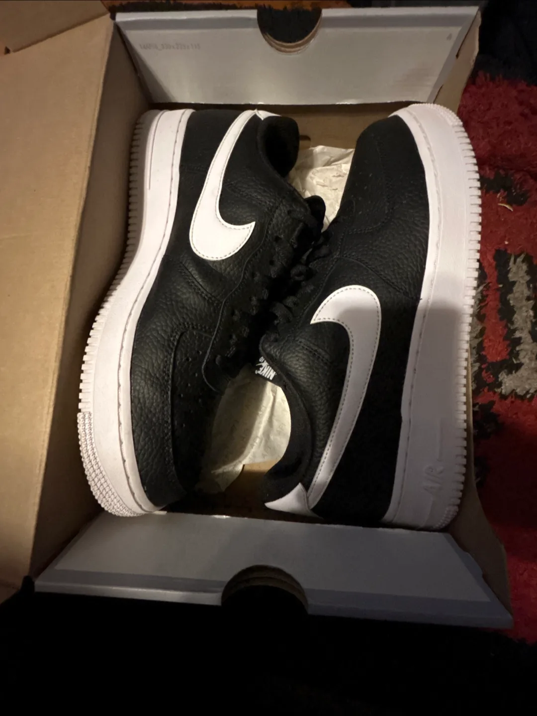 Nike Air Force 1 '07 Black/White - Men's 11 thumbnail