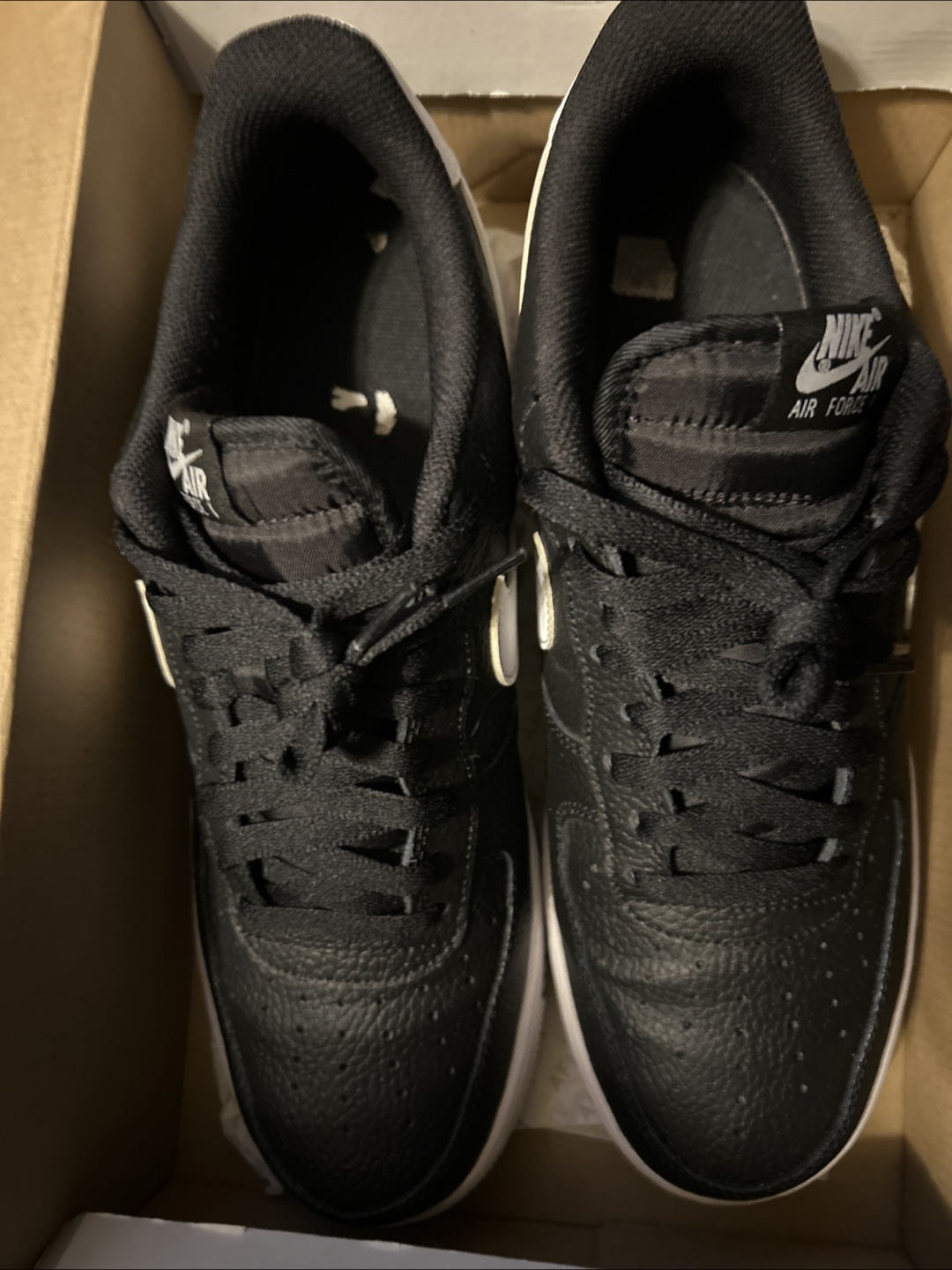 Nike Air Force 1 '07 Black/White - Men's 11 - photo 4