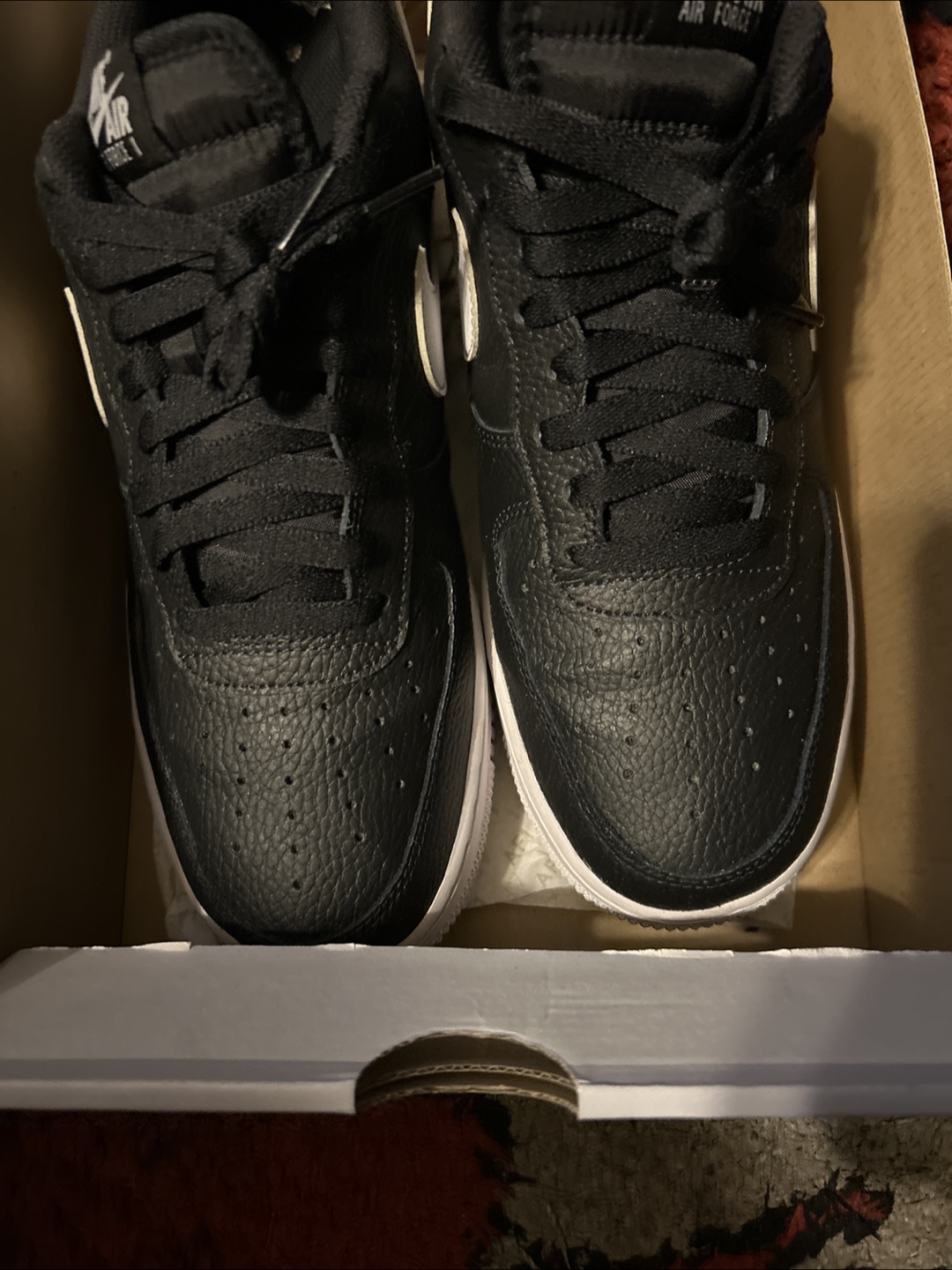Nike Air Force 1 '07 Black/White - Men's 11 - photo 3