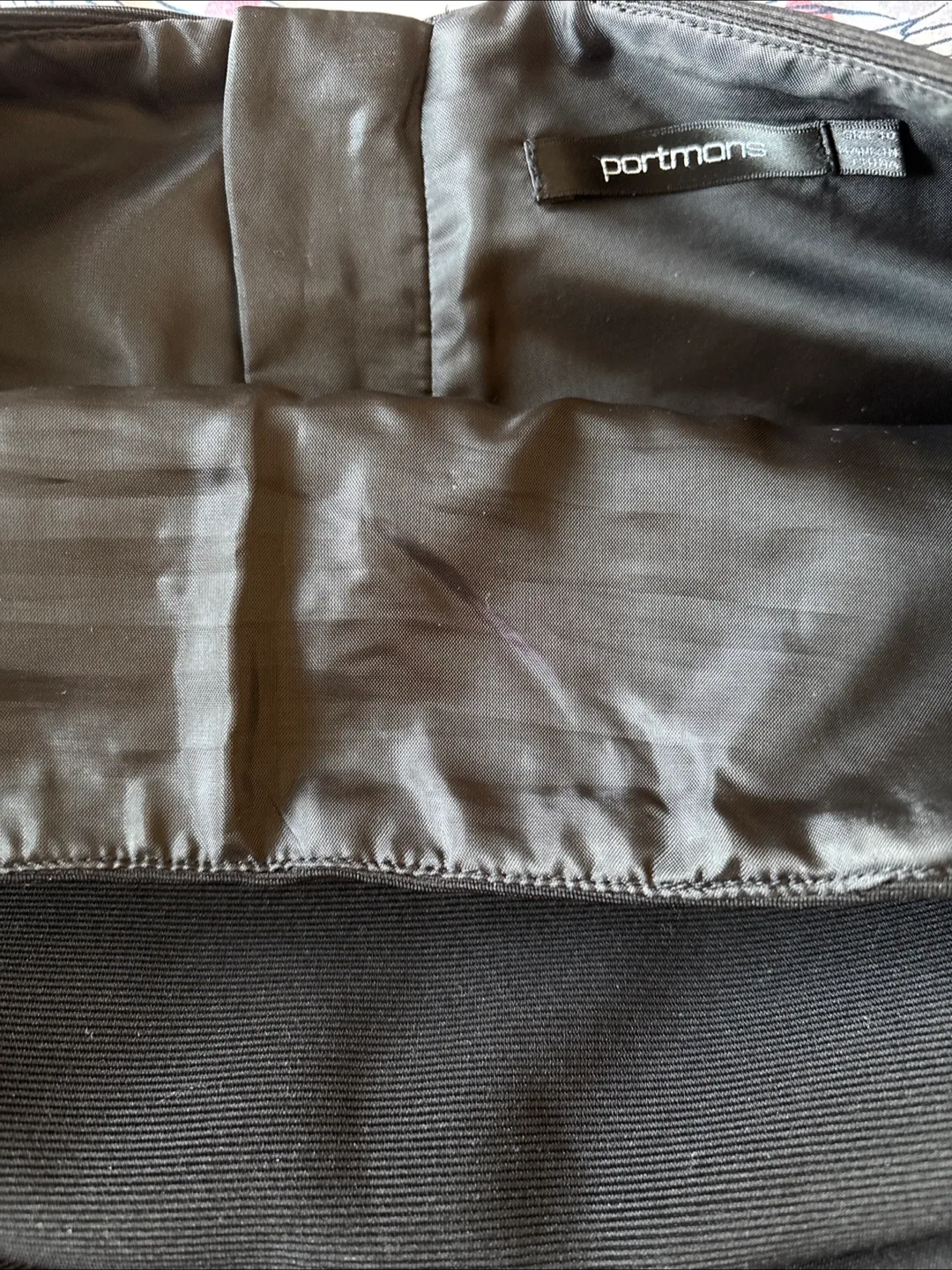 Portmans Black Skirt - Size 10 image indicator(4)