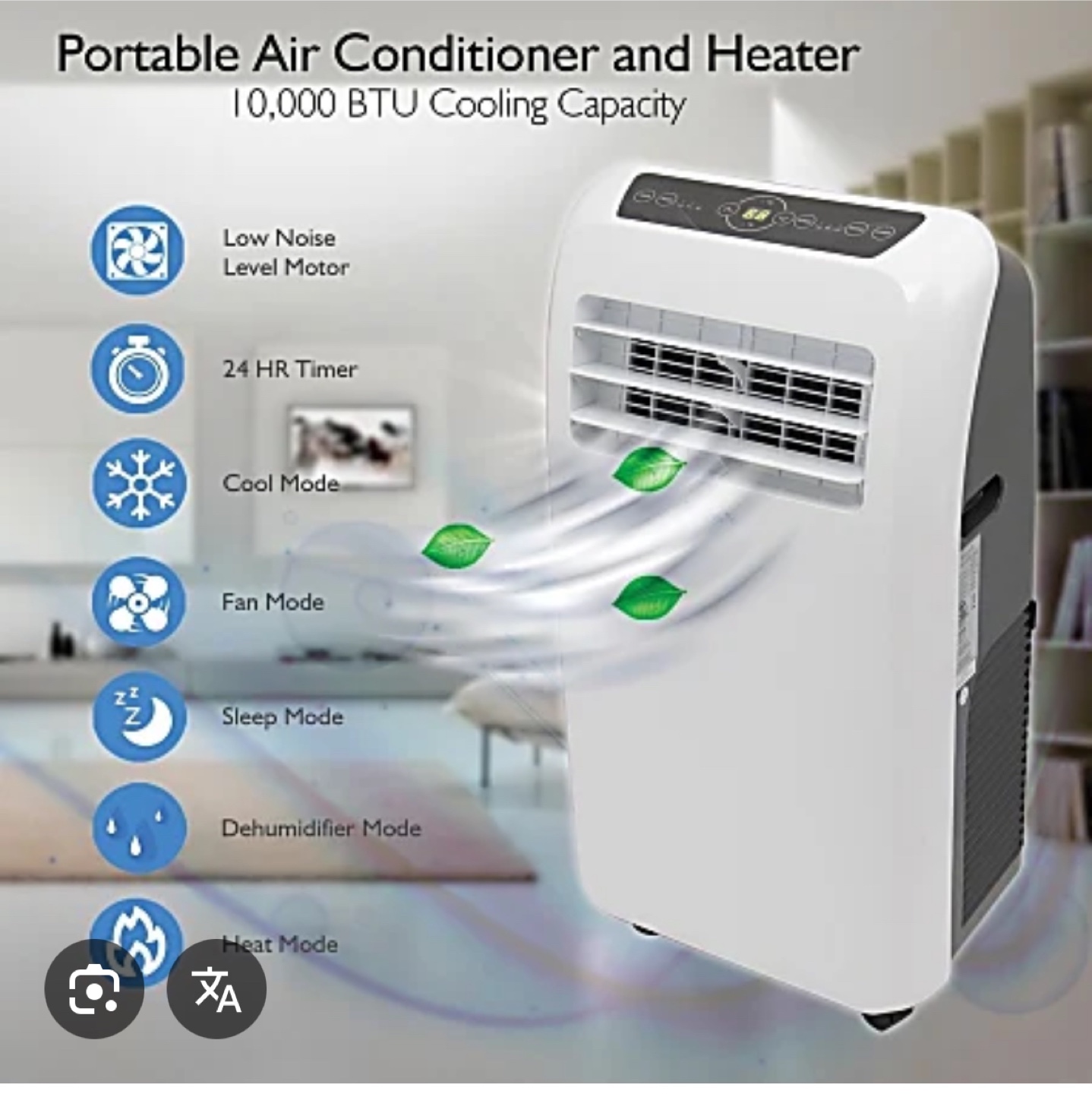 SereneLife Portable Air Conditioner & Heater - photo 4