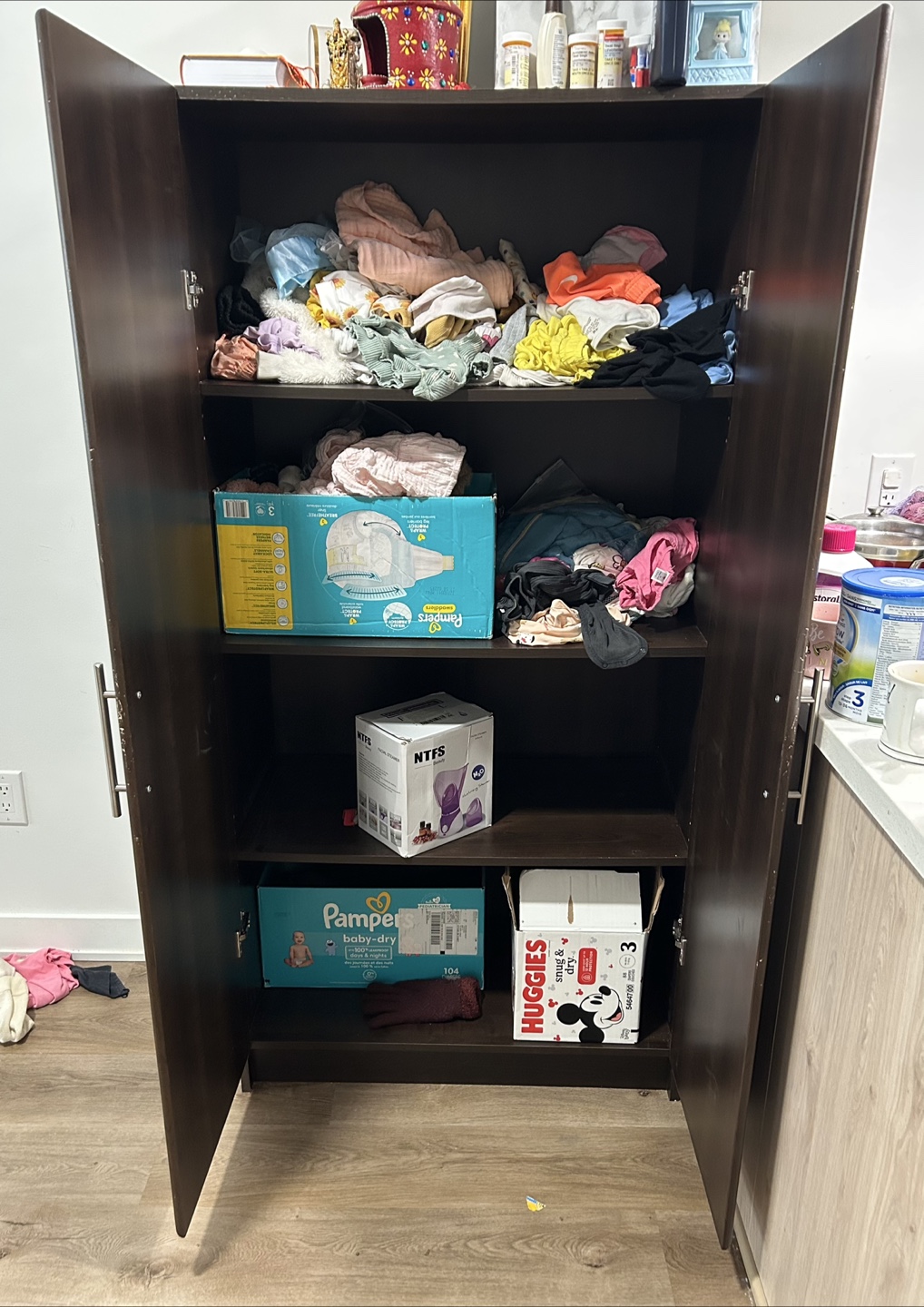Elite Brown Bedroom Cabinet - 65” H - photo 2
