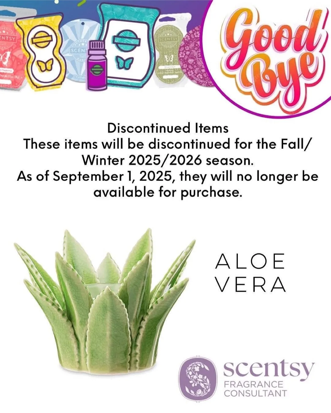 Scentsy Aloe Vera Warmer! thumbnail
