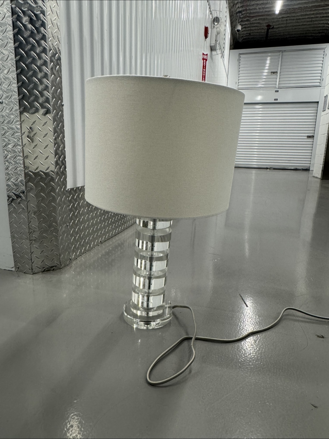 Table Lamp with Acrylic Base