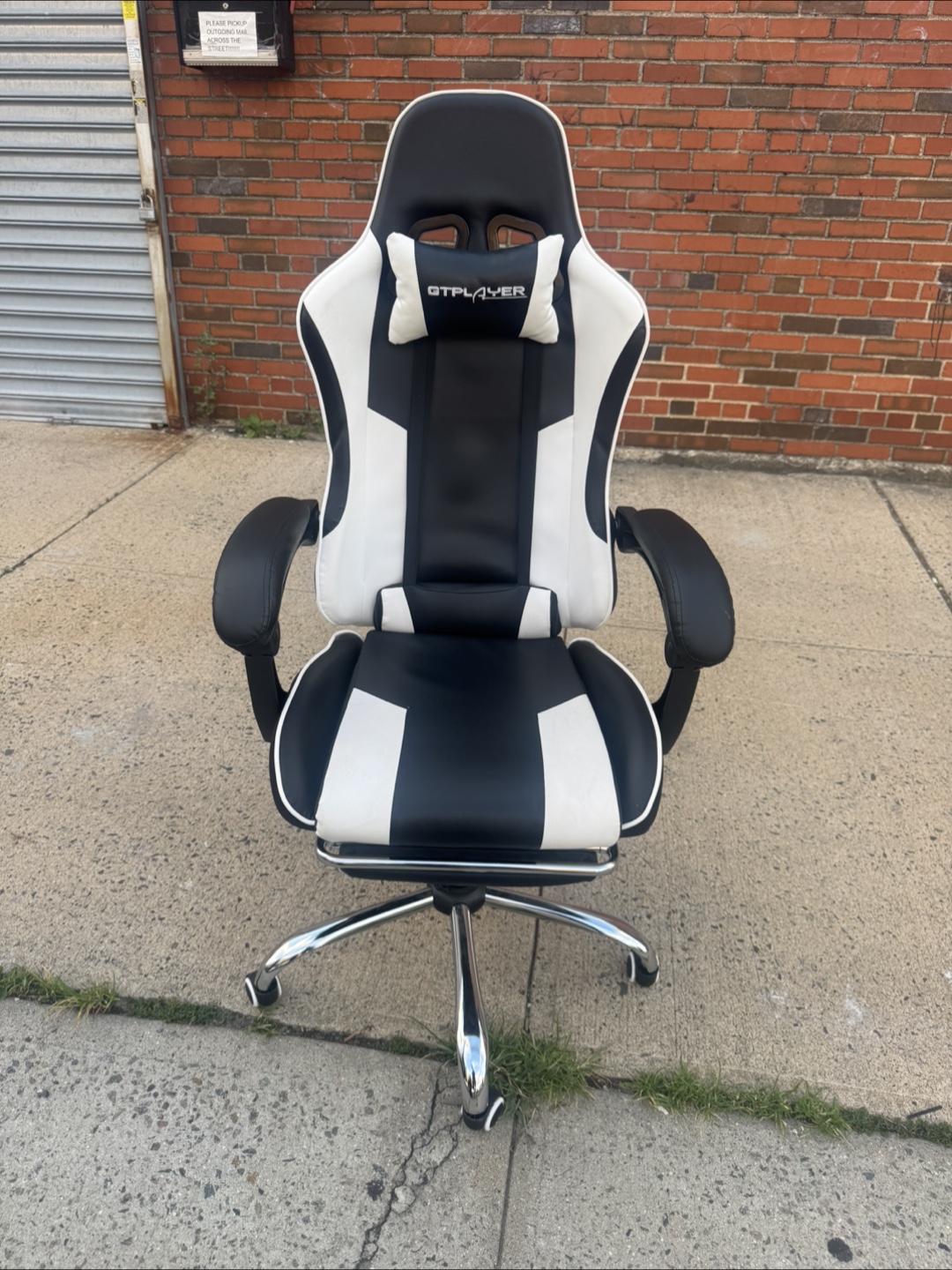 GTPlayer Gaming Chair - Black & White - photo 2