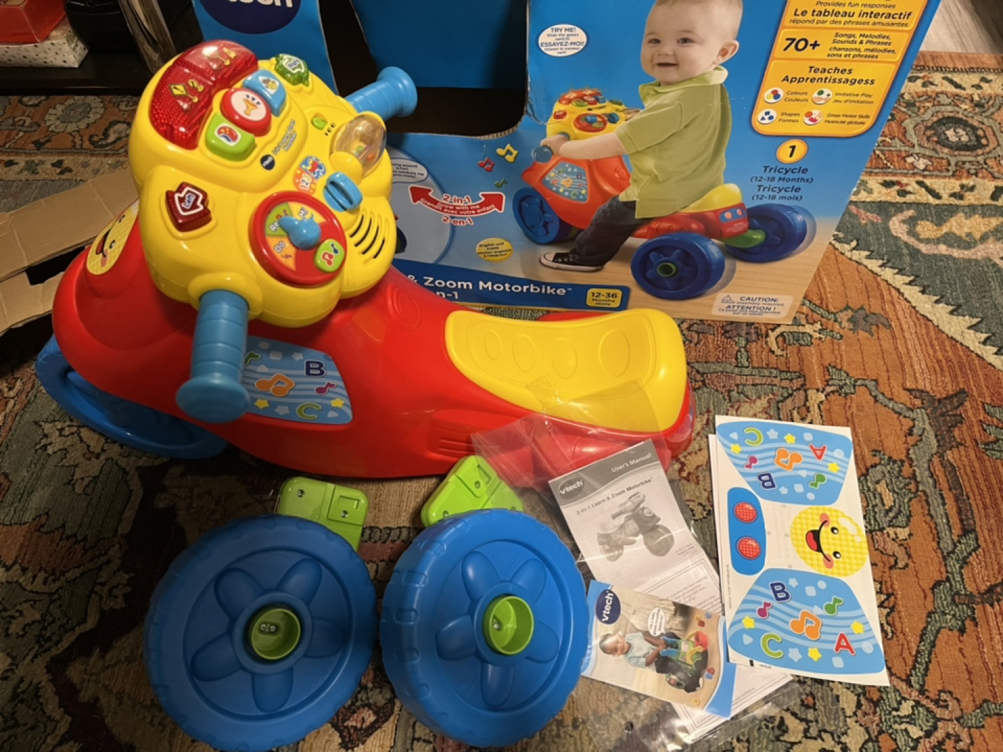 VTech 2-in-1 Learn & Zoom Motorbike - photo 3