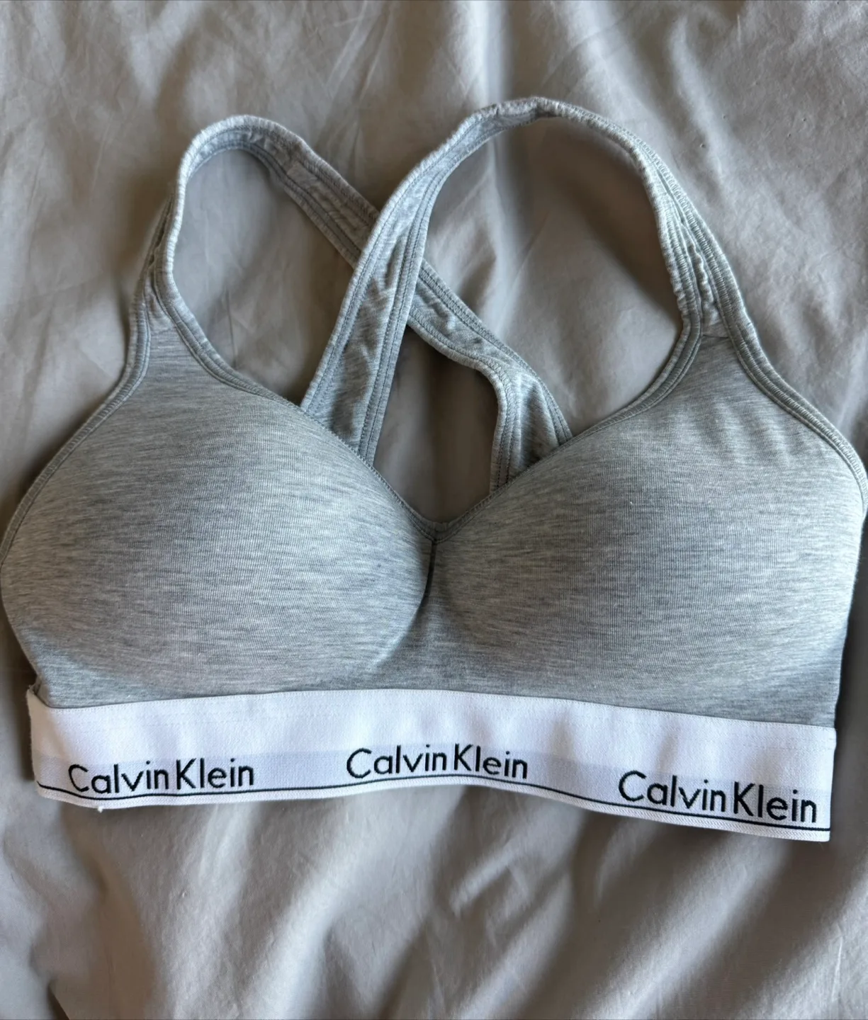 Calvin Klein Grey Sports Bra - Push-up thumbnail