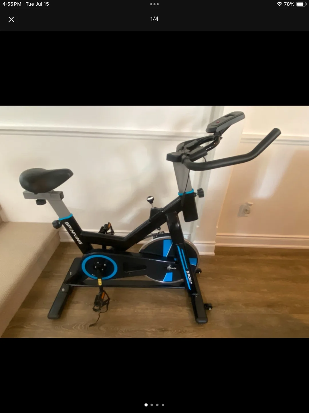 Spinning Sport Indoor Exercise Bike thumbnail