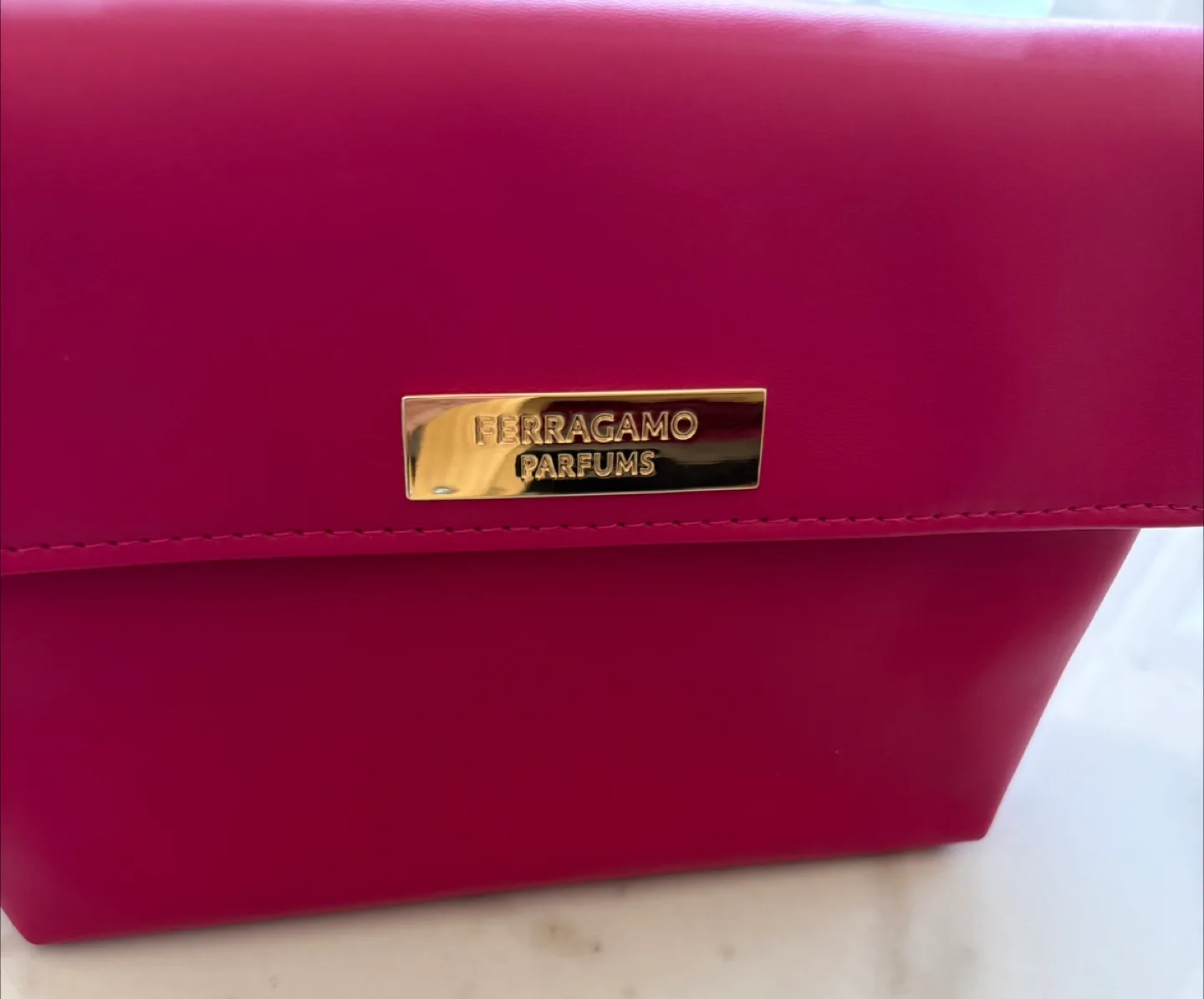 Ferragamo Parfums Pink Cosmetic Pouch thumbnail