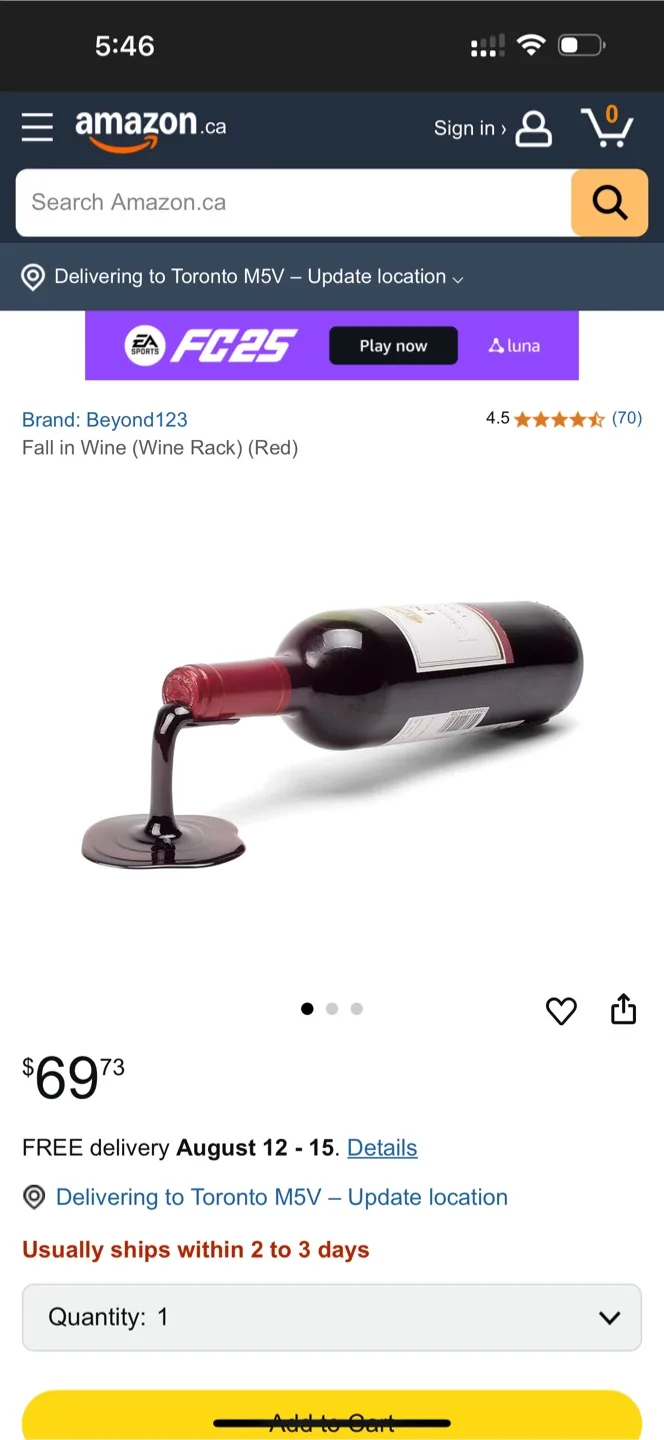Fall in Wine (Red) Wine Rack thumbnail