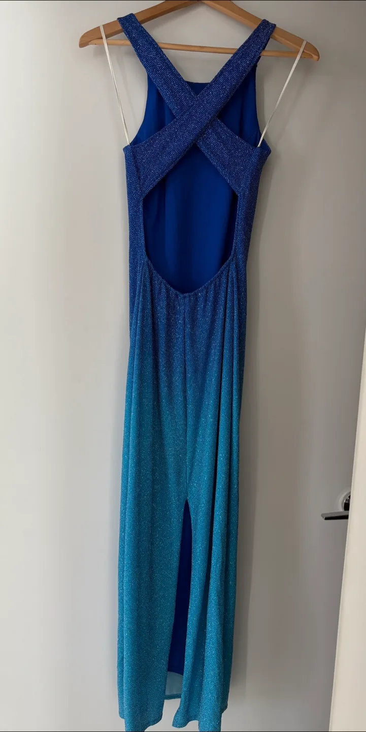 Ombre Blue Dress, Size 9/10 never worn thumbnail