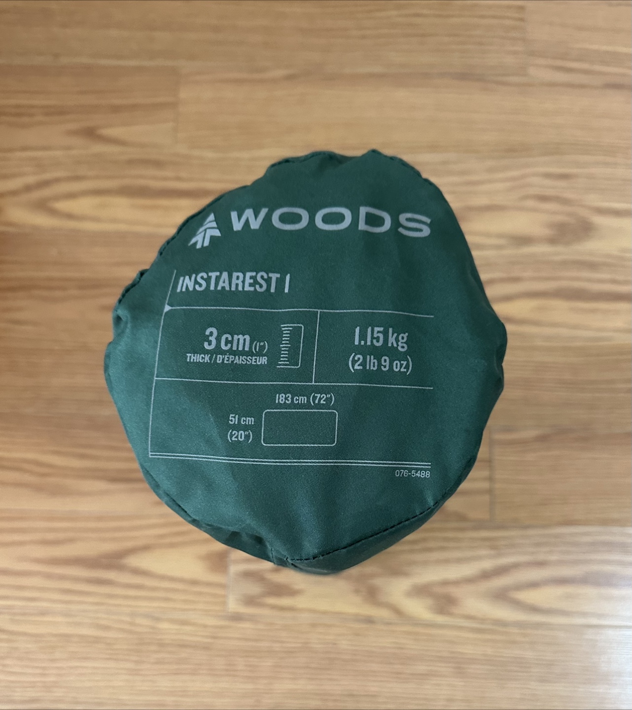 Woods Instarest I Sleeping Pad - dark green