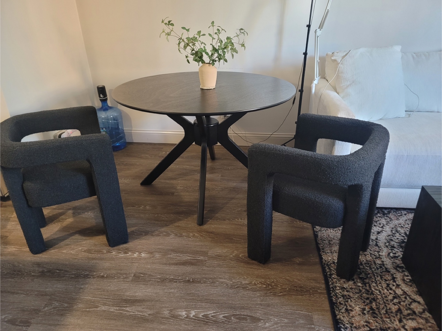 CB2 Boucle Black Chair - price for 1