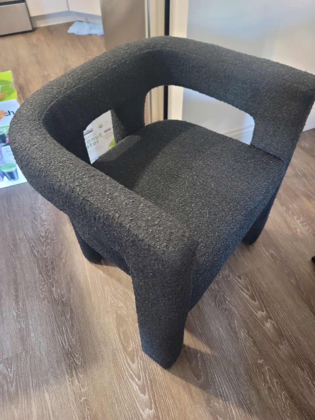 CB2 Boucle Black Chair - price for 1 - photo 2