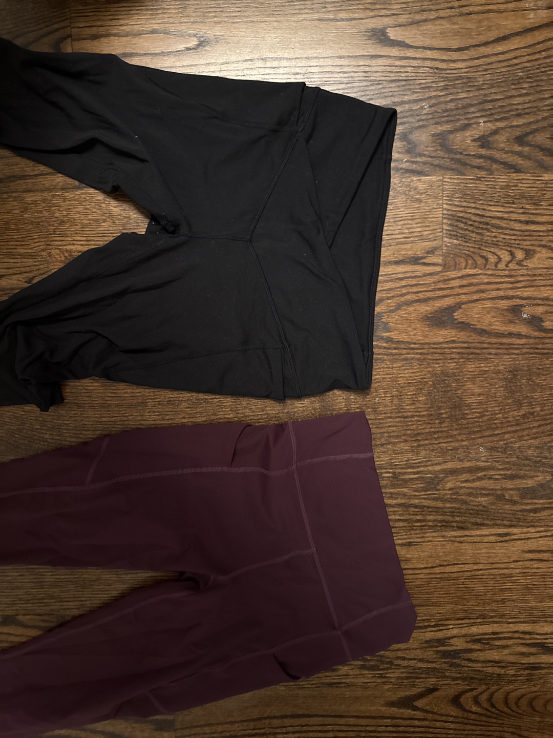 Fabletics PureLuxe Leggings - Black & Burgundy - photo 2