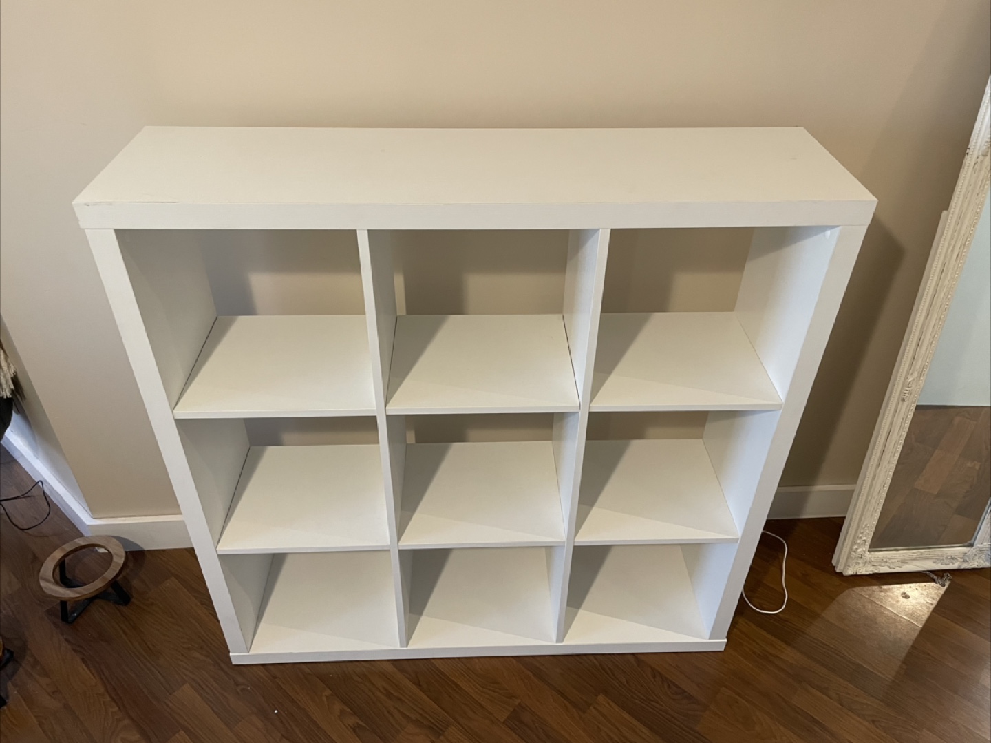 White 9-Cube Storage Shelf from Jysk - photo 2