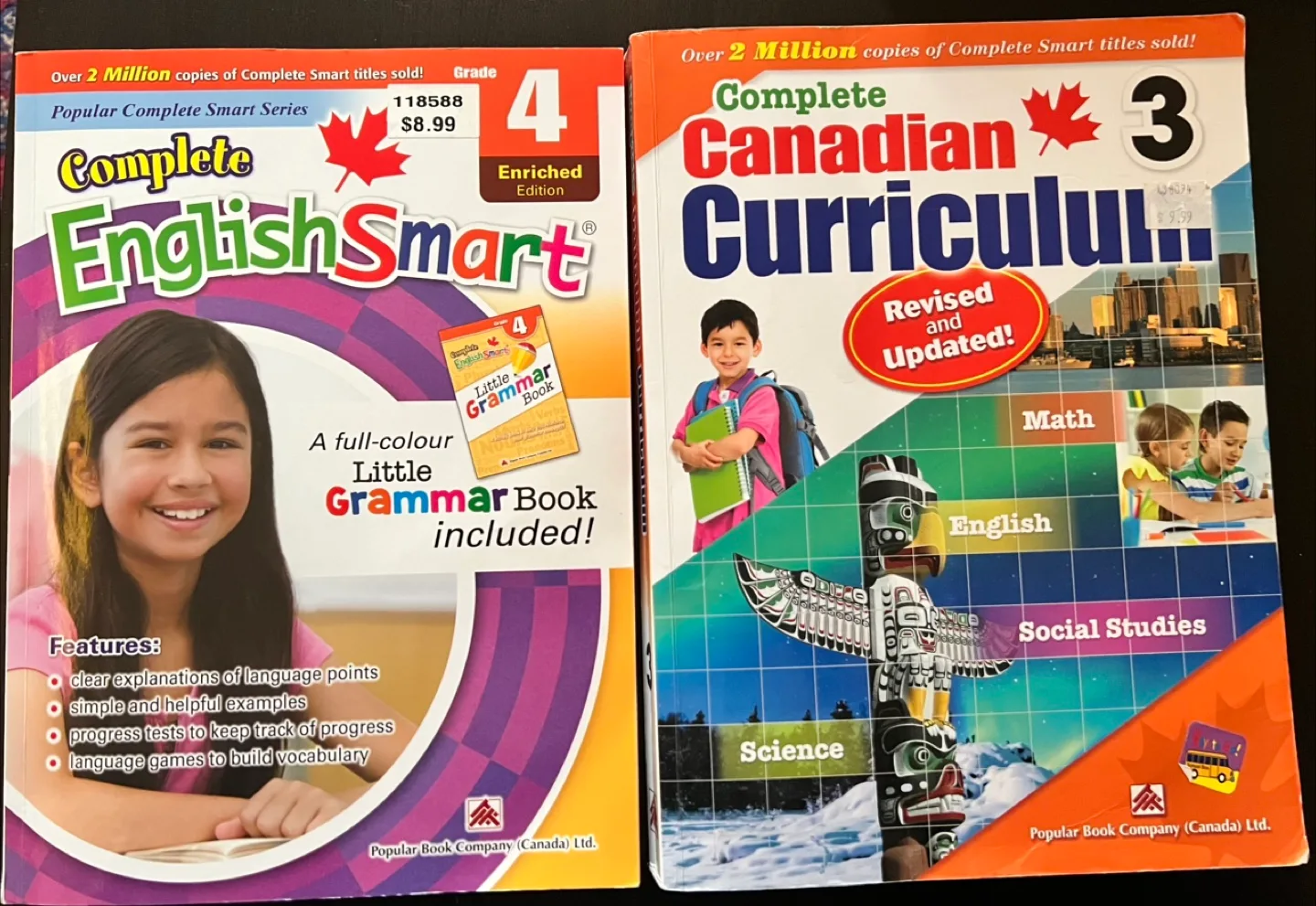Complete Canadian Curriculum & EnglishSmart Grade 3 & 4 thumbnail