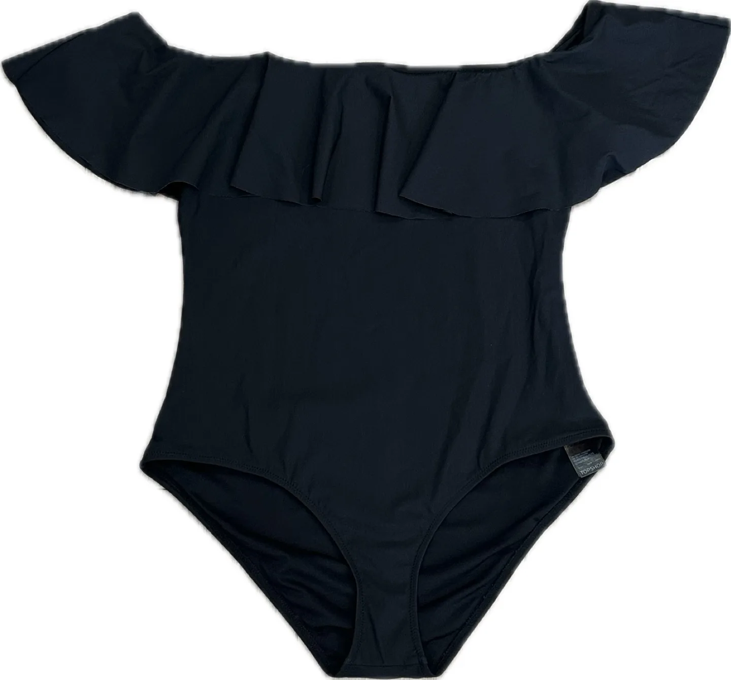 Topshop Off Shoulder One Piece Bathing Suit image indicator(4)