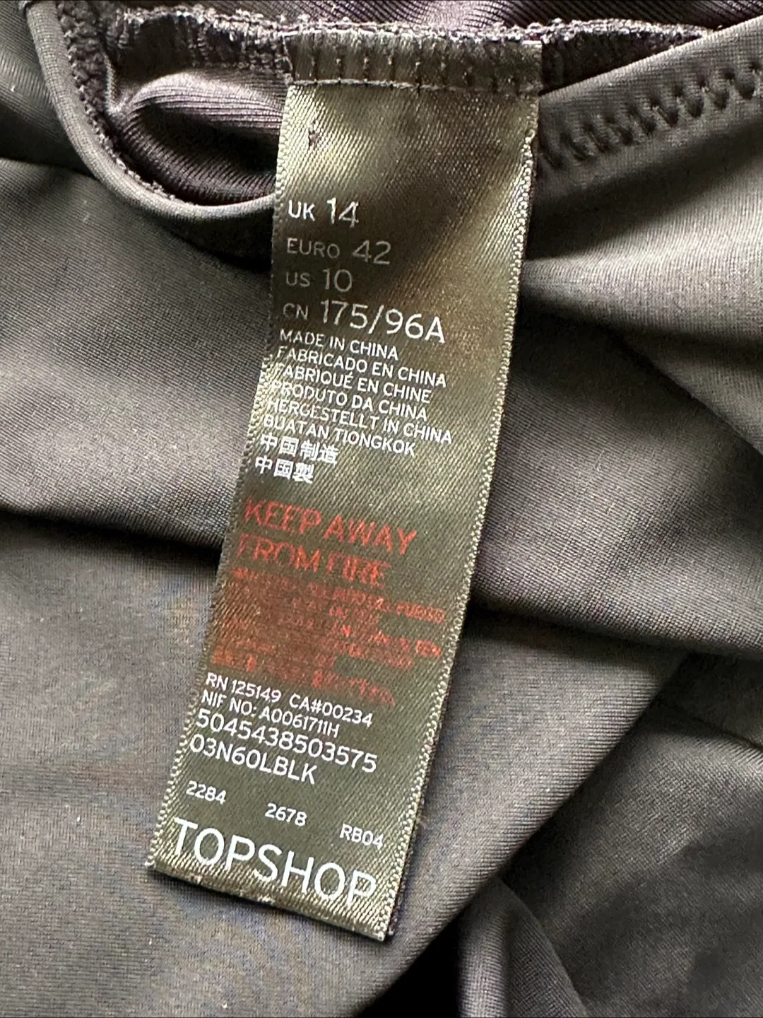 Topshop Off Shoulder One Piece Bathing Suit image indicator(6)