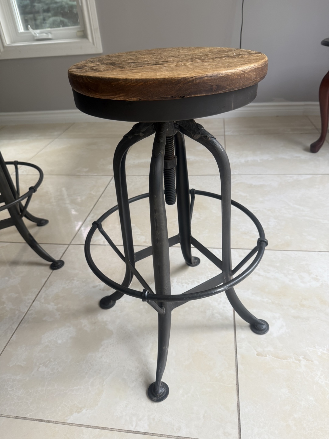 3 Adjustable Height Bar Stool - photo 3