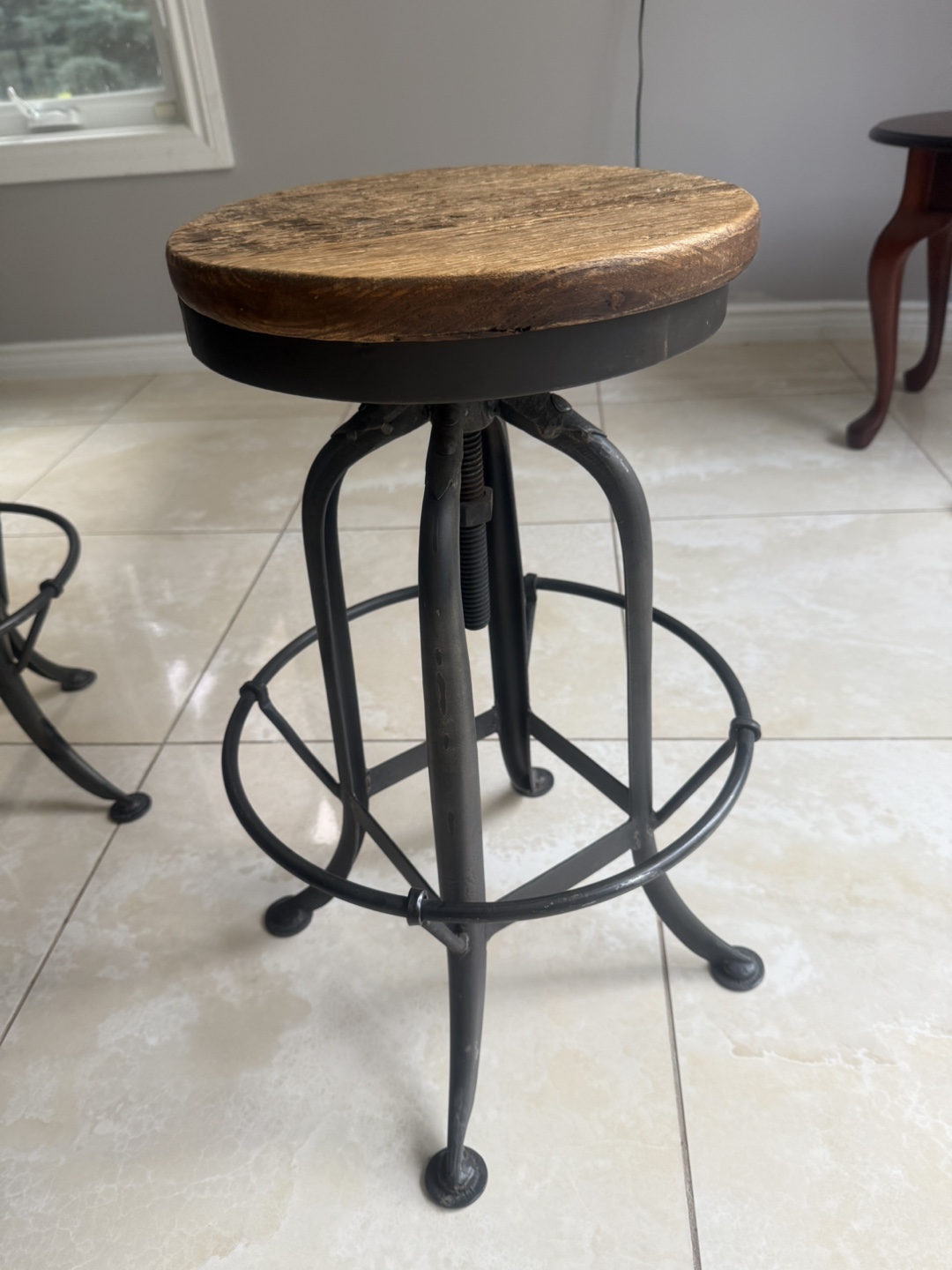 3 Adjustable Height Bar Stool - photo 2