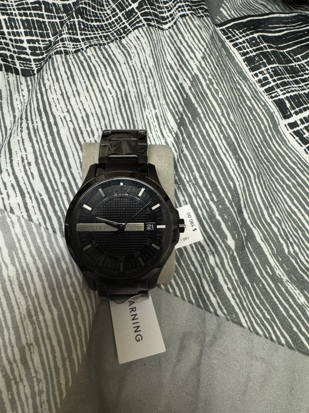 Armani Exchange Black Watch thumbnail