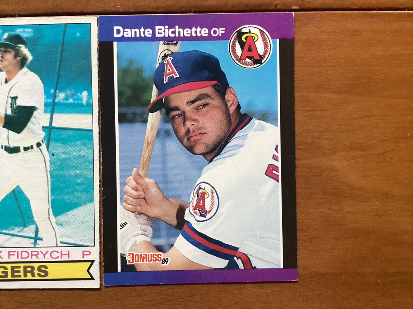 MLB Cards 1979 MARK FIDRYCH #329 & DANTE BICHETTE RC #635 - photo 3