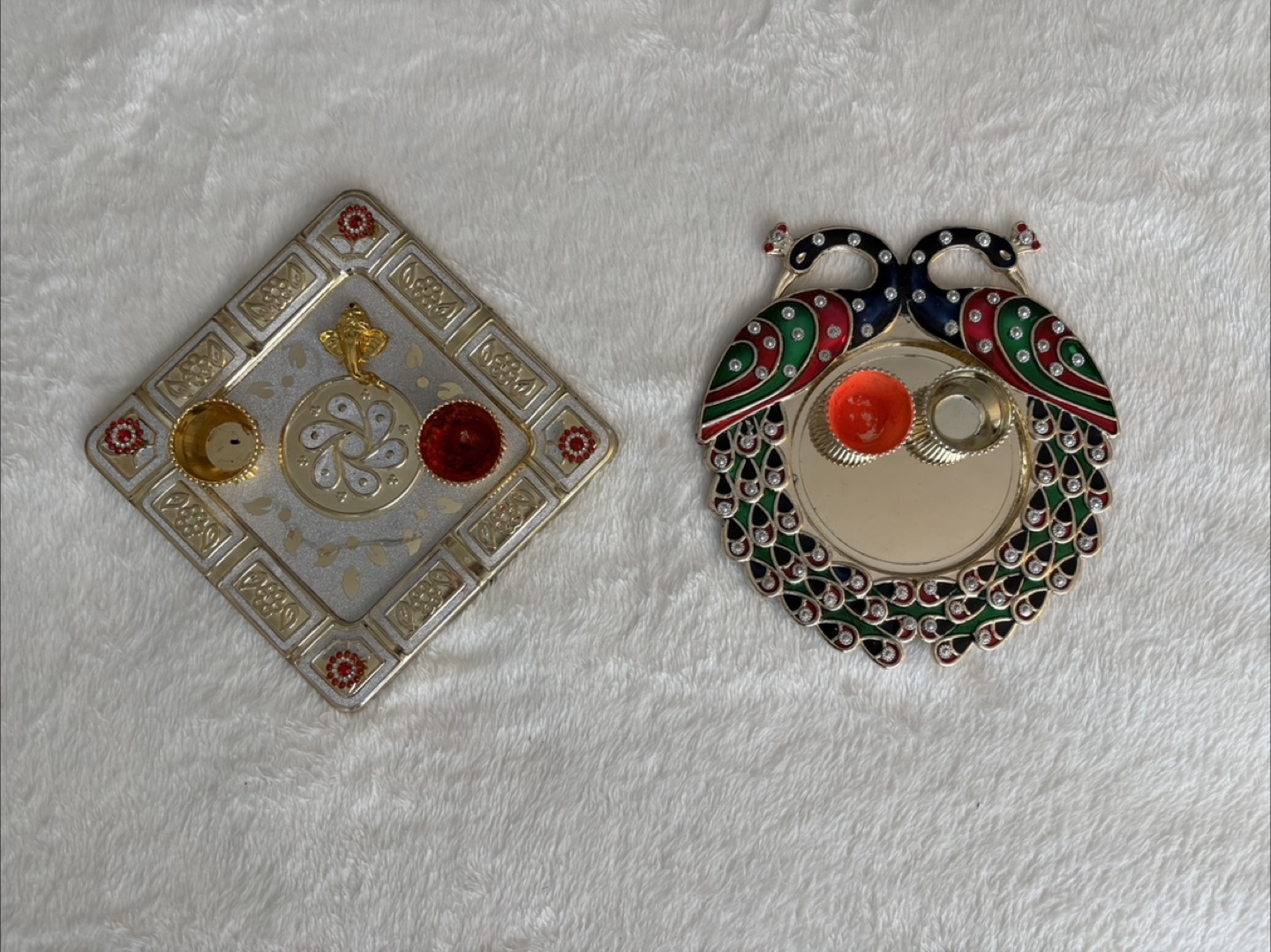Decorative Pooja Thali Set