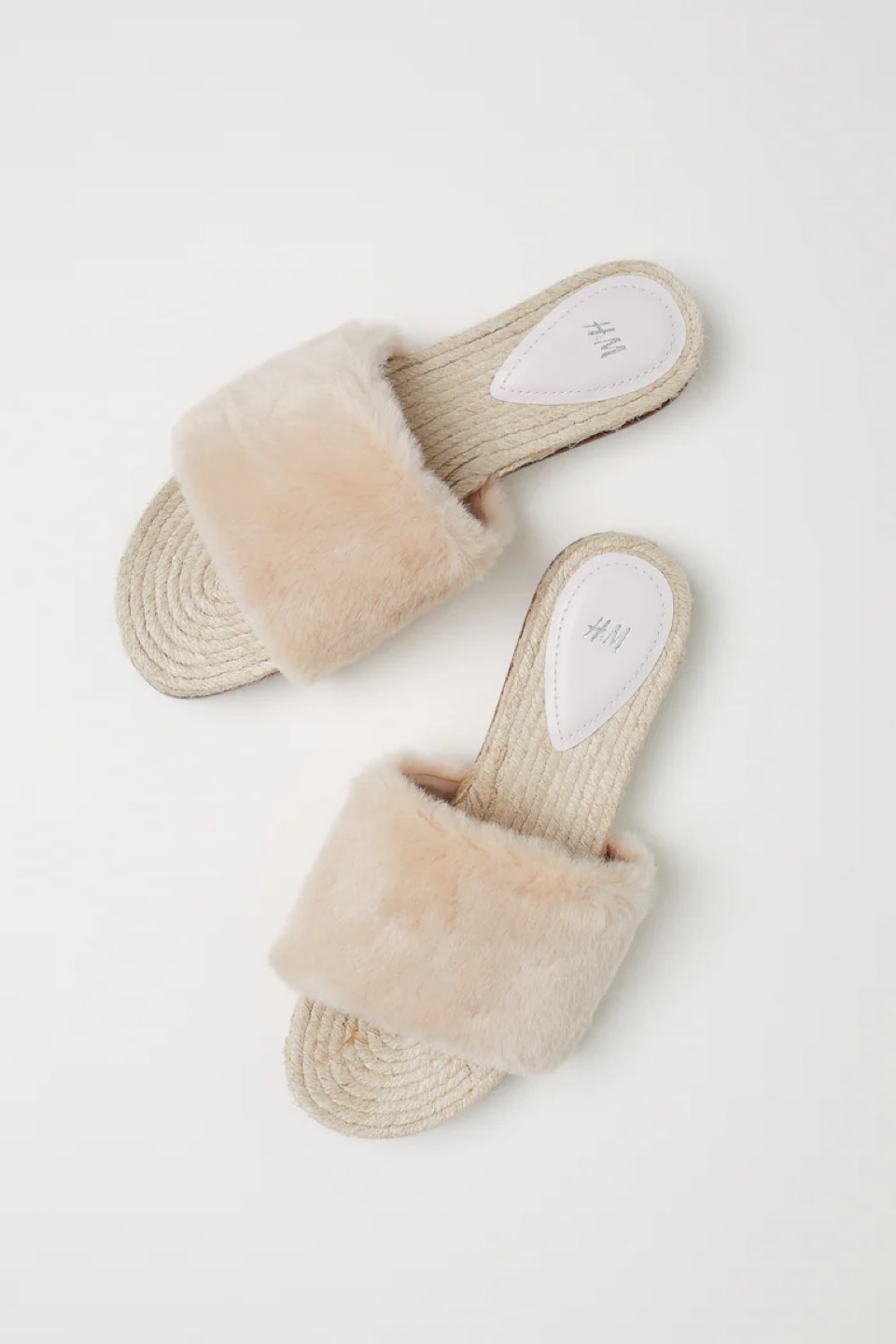 H&M Faux Fur Slides
